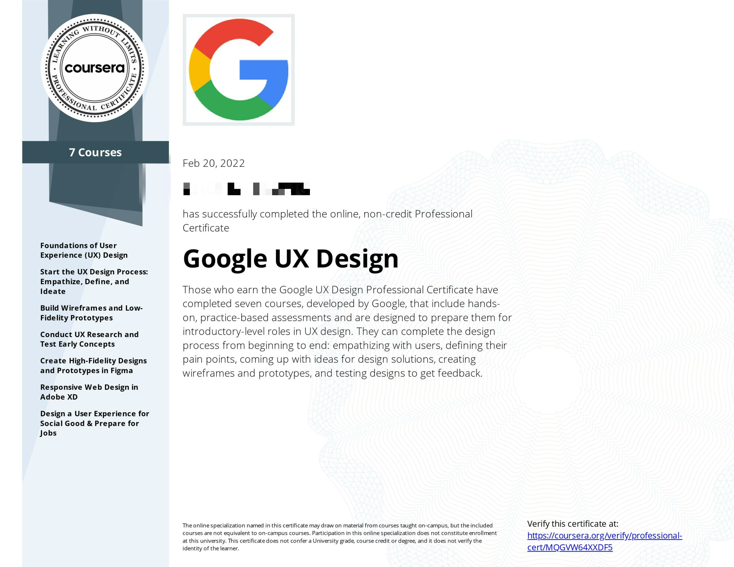Google UX design